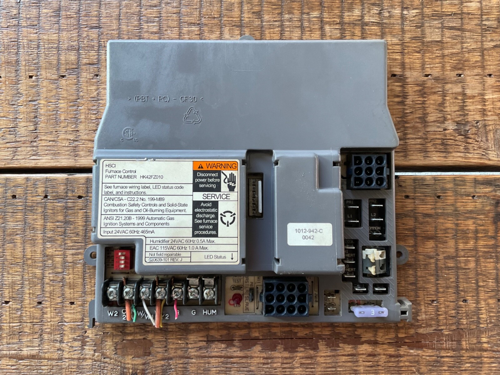 Furnace Control Circuit Board HK42FZ010 1012-942-C Carrier
