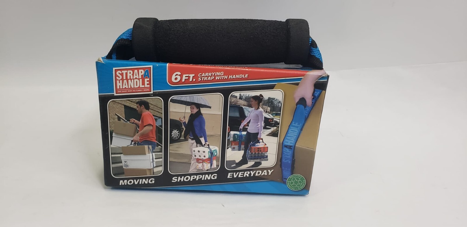 Box Carrying Strap With Handle Handheld Belt For Safely Moving And Lifting Heavy