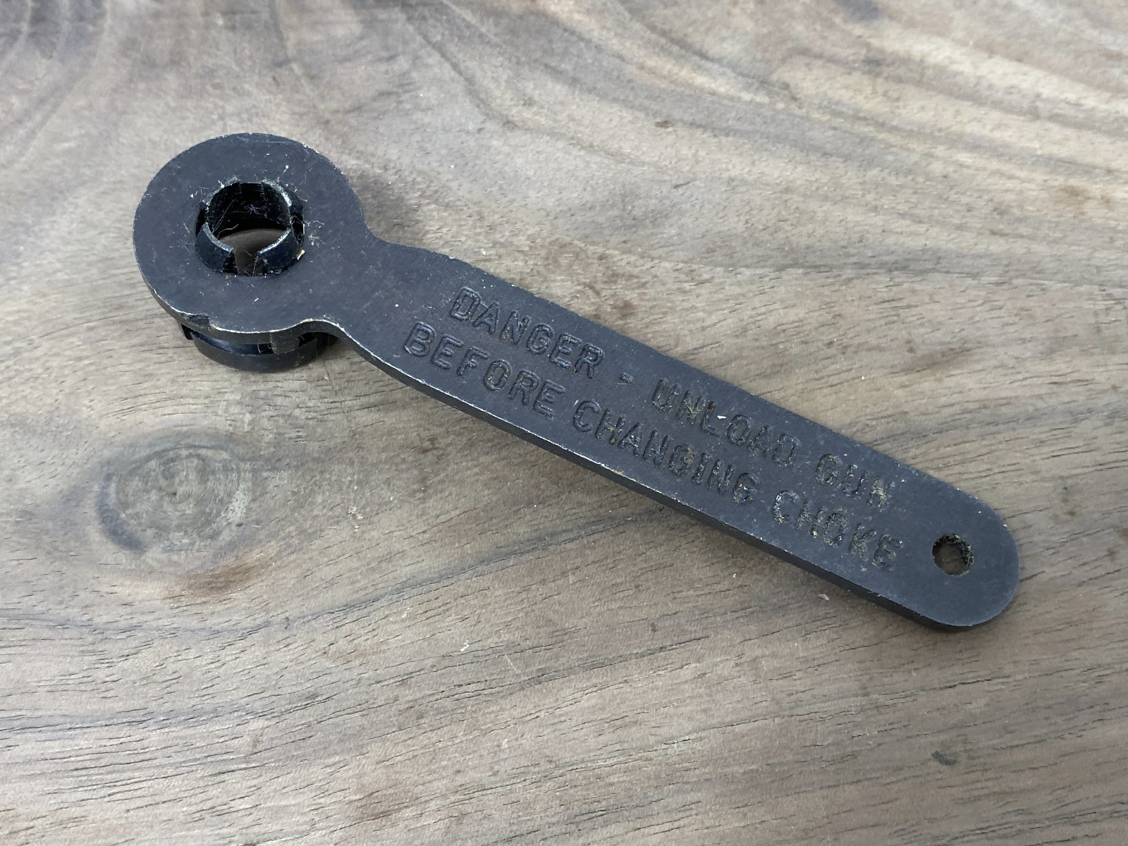Factory original steel Remington 12 Ga. Choke Tube Wrench Tool ( 4 slot )