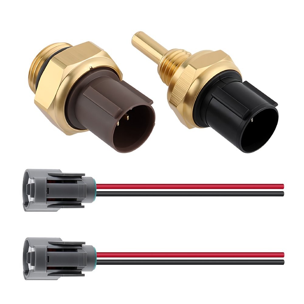 2 Piece Coolant Fan Switch & Water Temp Sensor Fits Honda Civic del Sol 93-97