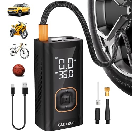 Tire Inflator Portable Air Compressor, 150PSI Portable Air Compressor with 007