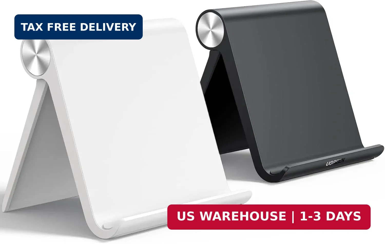 Tablet Stand Holder for Desk 2 Pack Stand Compatible with iPad 10.2 11 In