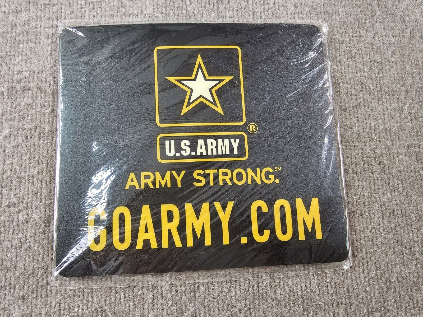 US Army Star Insignia Computer Mouse Pad - NEW - Sealed Package