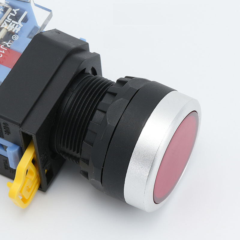 22mm Push Button Switch With LED Illuminated Latching / Momentary 12 24 220 380V