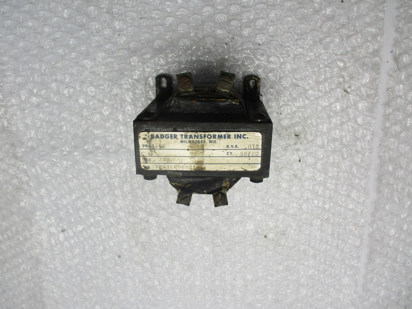 BADGER 480 TRANSFORMER UNMP