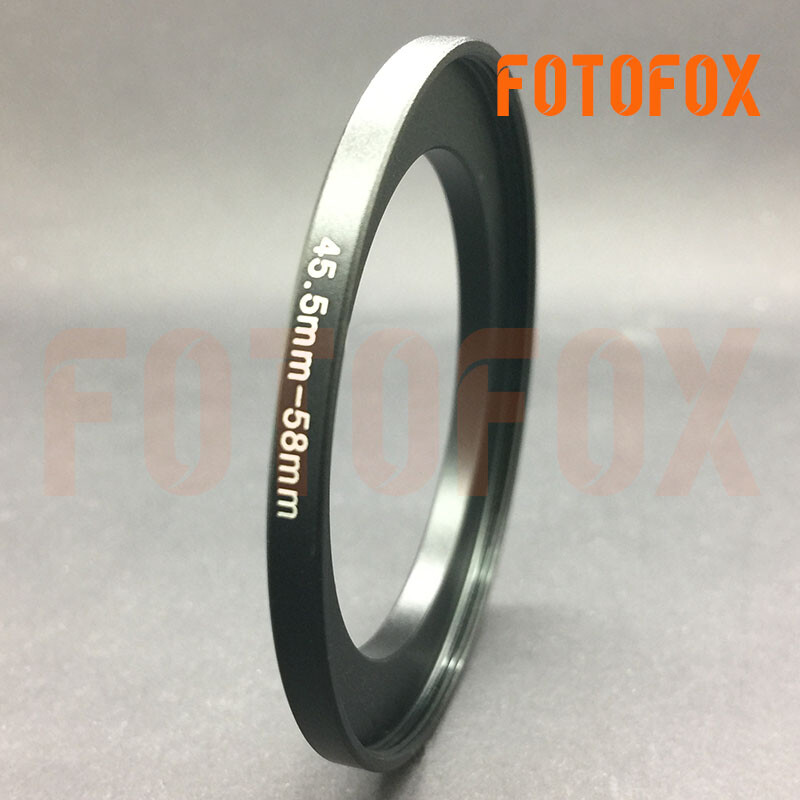 M45.5-M58 45.5mm Male to Female 58mm 45.5mm to 58mm step up Ring Adapter DIY