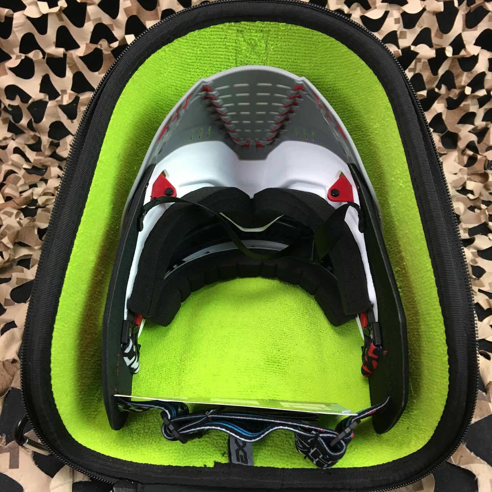 NEW Exalt V3 Universal Carbon Goggle Case - Charcoal/Lime