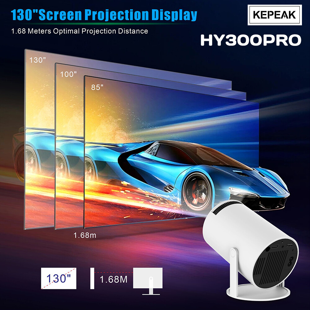 4K Mini Proyector Para Moviles Celular 5G Wifi Bluetooth Android Y Ios Iphone US