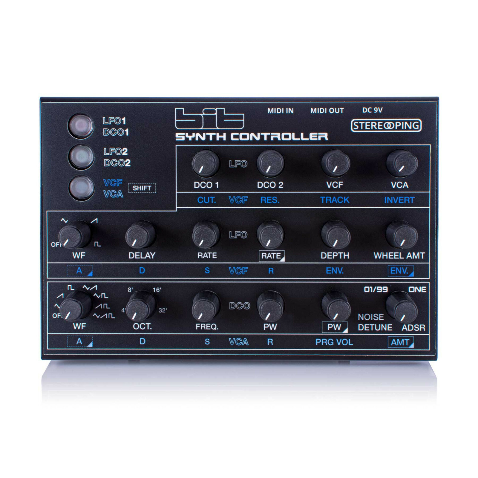 Stereoping Bit Midi Controller for Crumar Bit One/01/99 Vintage Analog Synth