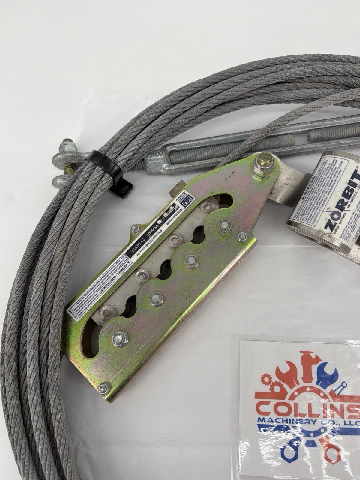 3M DBI-SALA 7608007 Cable Horizontal Lifeline System, HLL System, 60 Ft Length