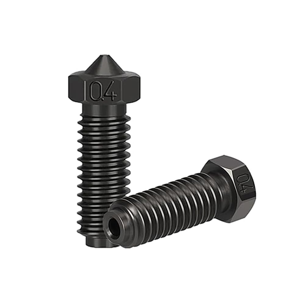 2 Pack Hardened Steel Nozzles, High Temperature Resistance Nozzles for Anycubic