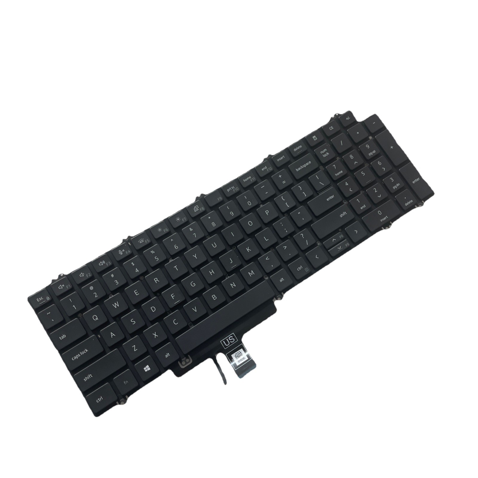Dell Latitude 5520 5521 Precision 3560 3561 US BCL Keyboard N7N16 0N7N16 Au Kb5
