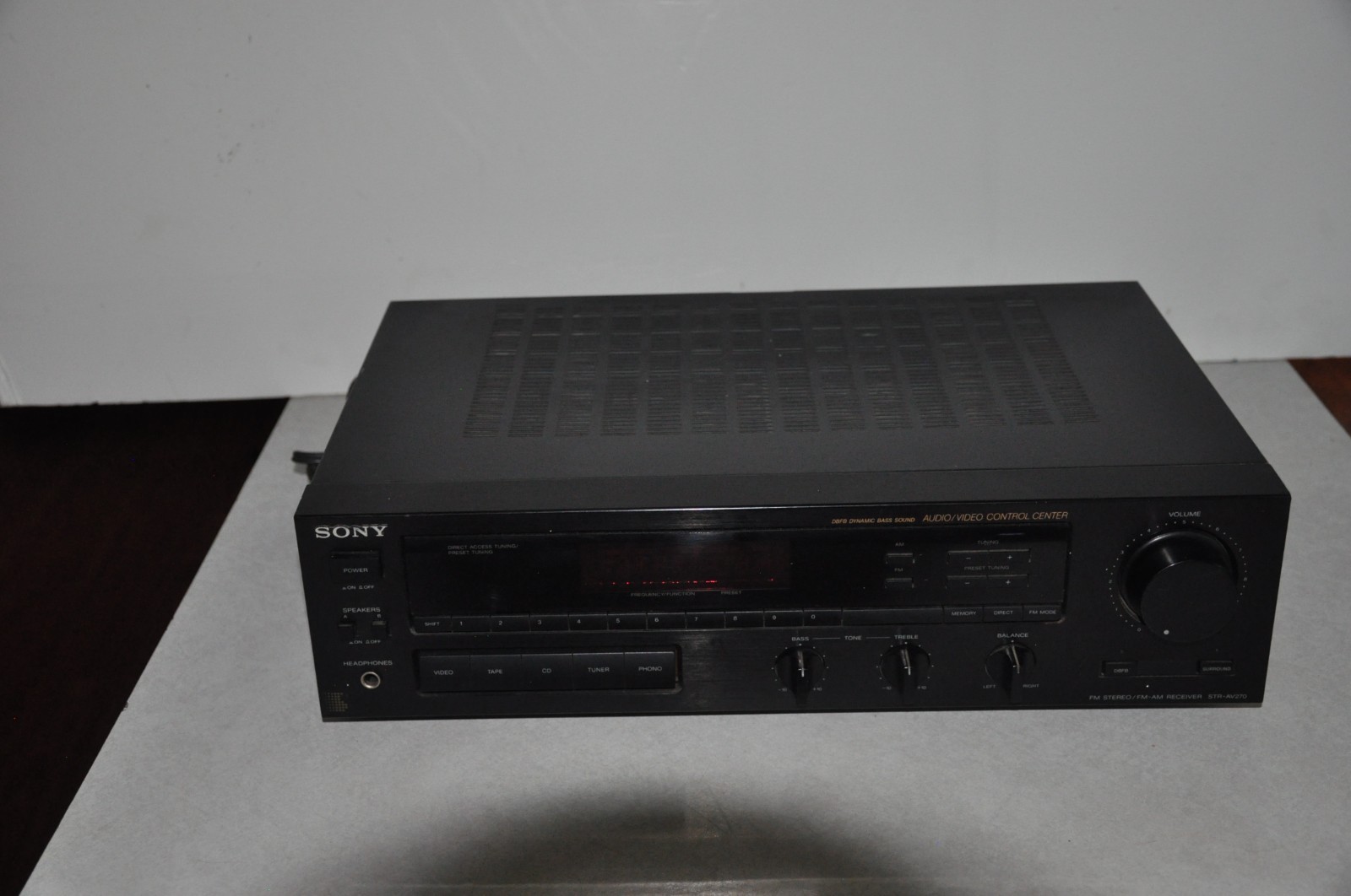 Sony STR-AV270X Home Theater Surround Sound AV Stereo Receiver No Remote Tested