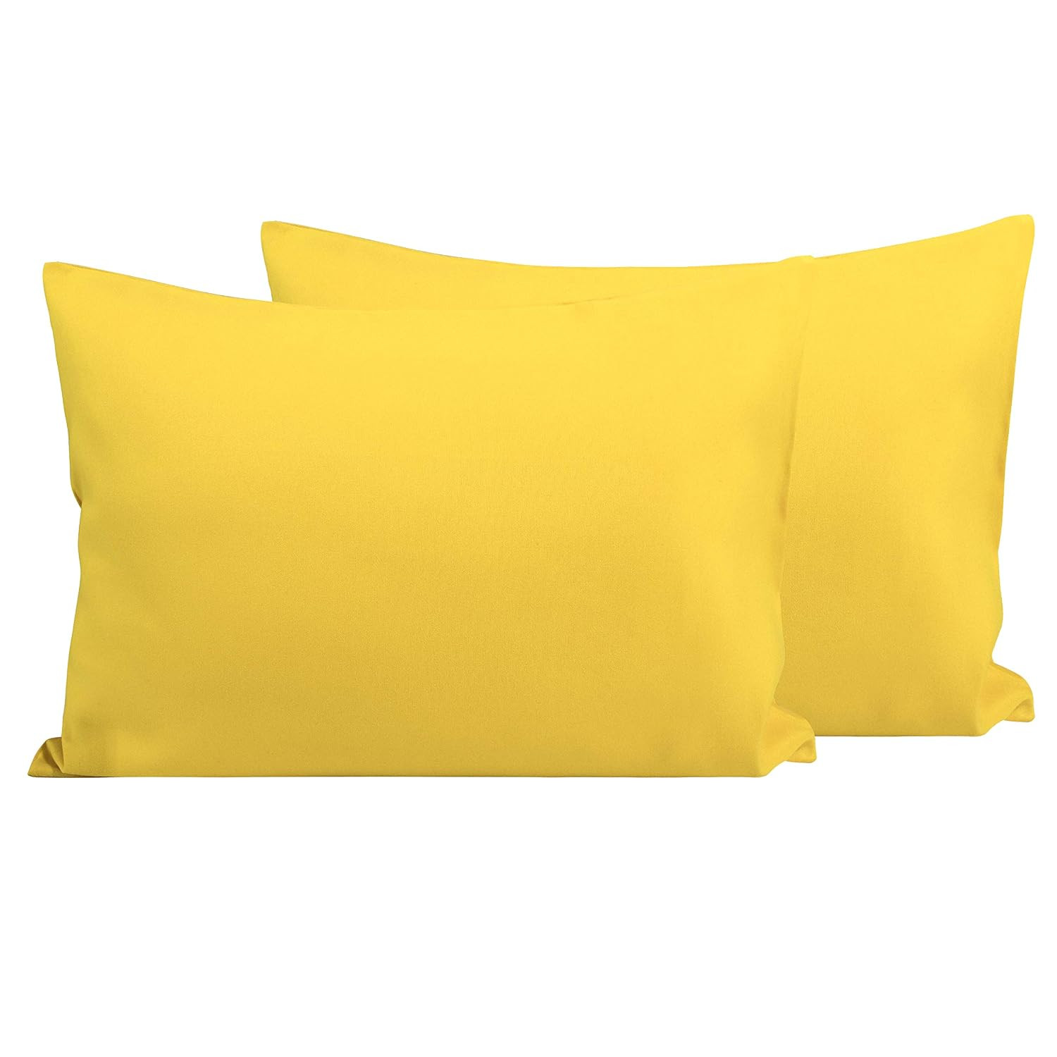2 Pack Microfiber Toddler Pillowcases, 14 x 20 Inches Fits Baby Pillow Sized 12