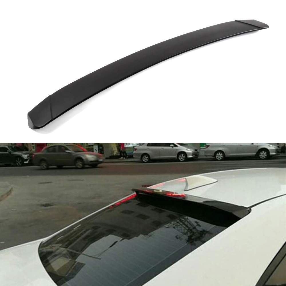 Rear Window Roof Spoiler ABS Matte Black for 2014-2018 Toyota Corolla