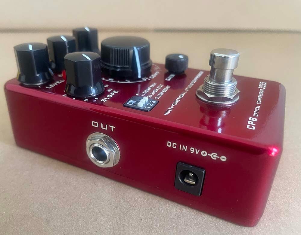 CPB Optical Compressor Pedal Multifunctional Studio for Electric Guitar & Bass
