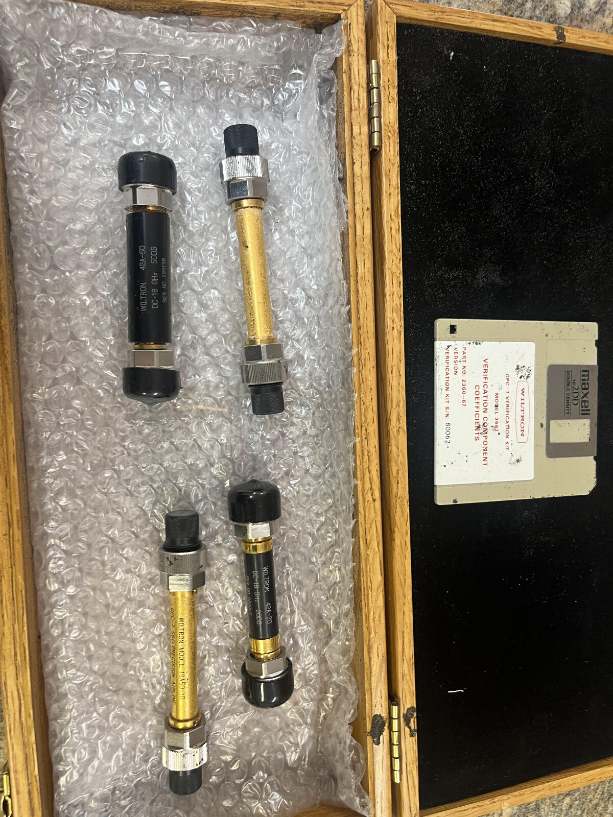 7bb WILTRON ANRITUS GPC-7 VERIFICATION KIT 3667