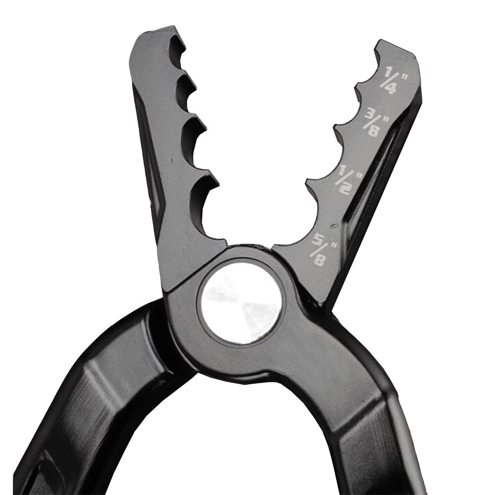 New Refrigerant Copper Pipe Repairer Flat Copper Round Pliers Refrigeration Tool