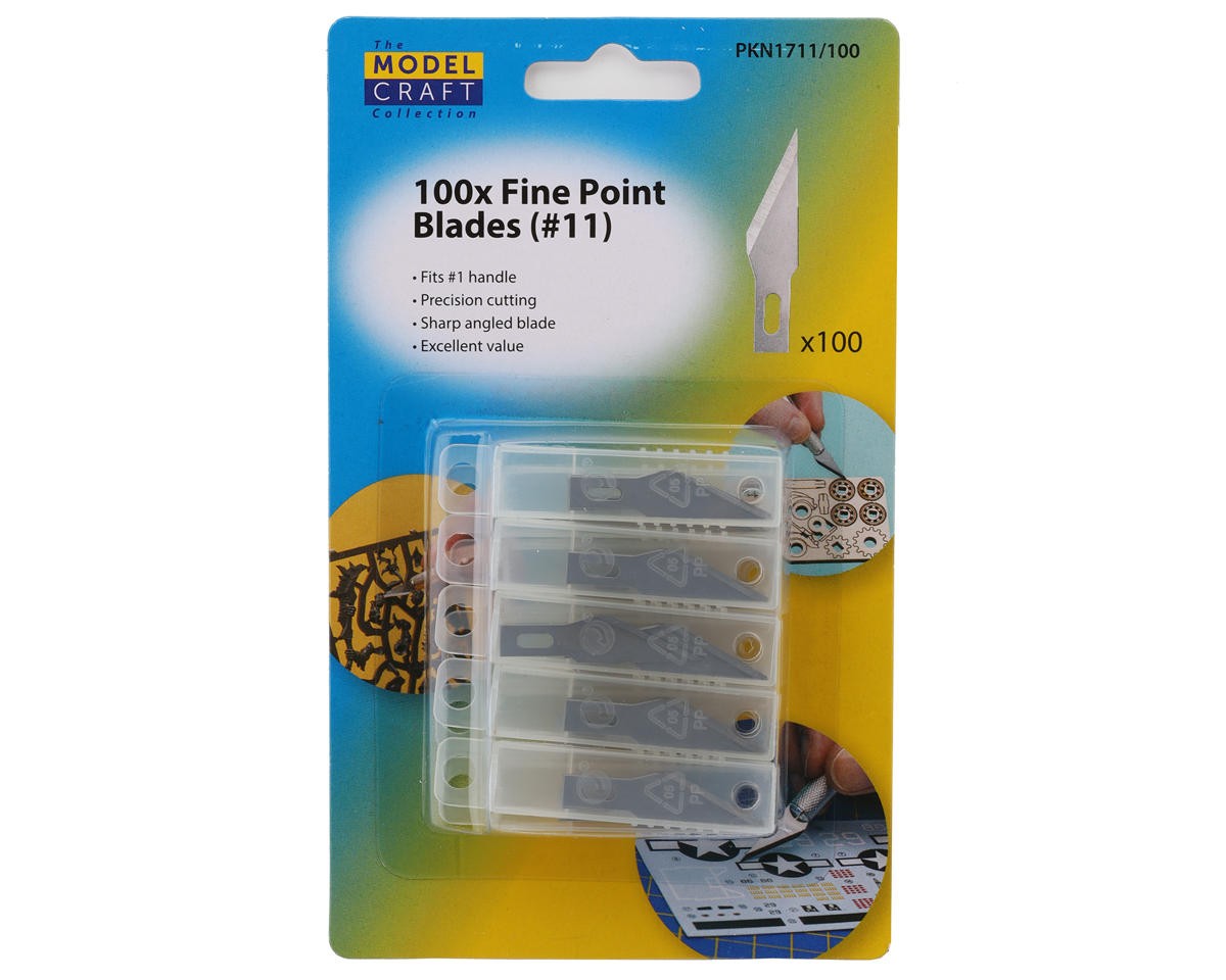 Shesto Limited Model Craft #11 Classic Fine Point Blades (100) [SKIPKN1711/100]