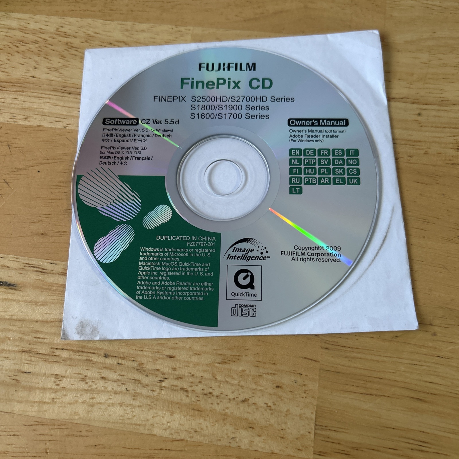 Fujifilm FinePix S2500HD/S2700HD Series S1800/S1900 Series S1600/S1700 Series