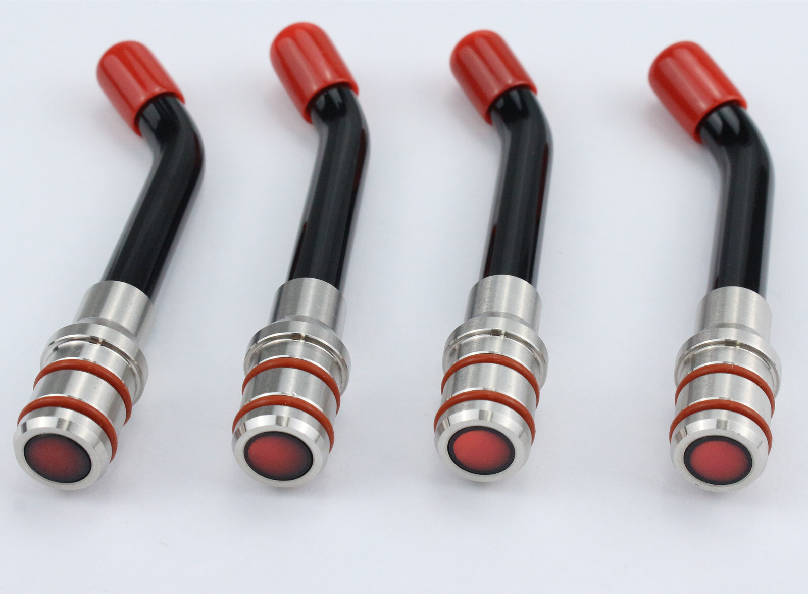 4Pcs Universal Dental Curing Light Guide Tips 12MM Optical Fiber Guide Rod Tips