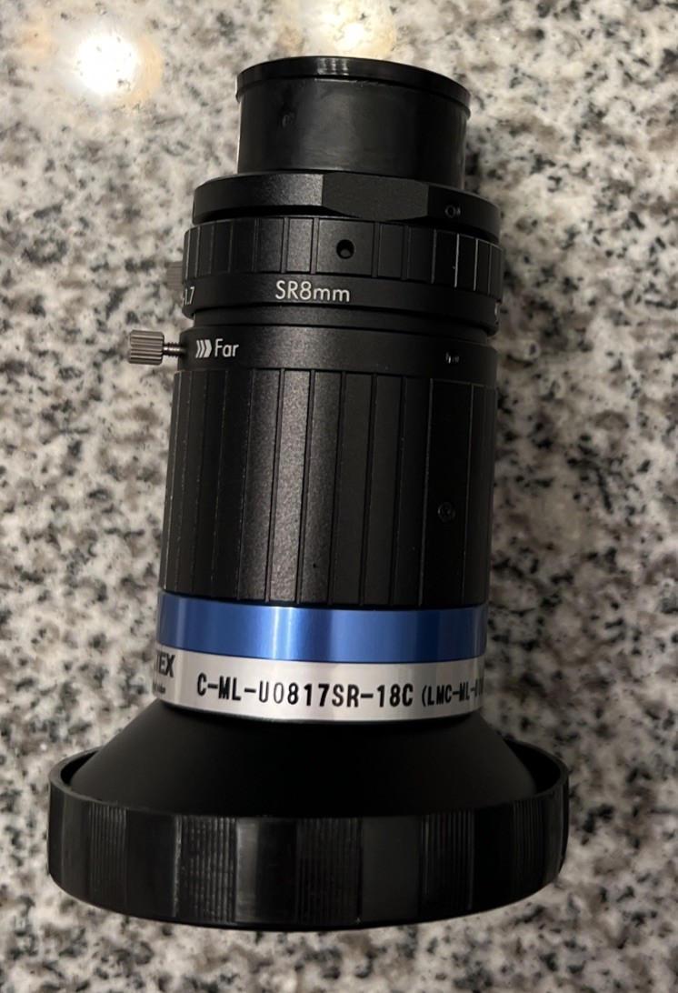 Moritex 8mm F1.7 C-Mount Machine Vision Lens ML-U0817SR-18C