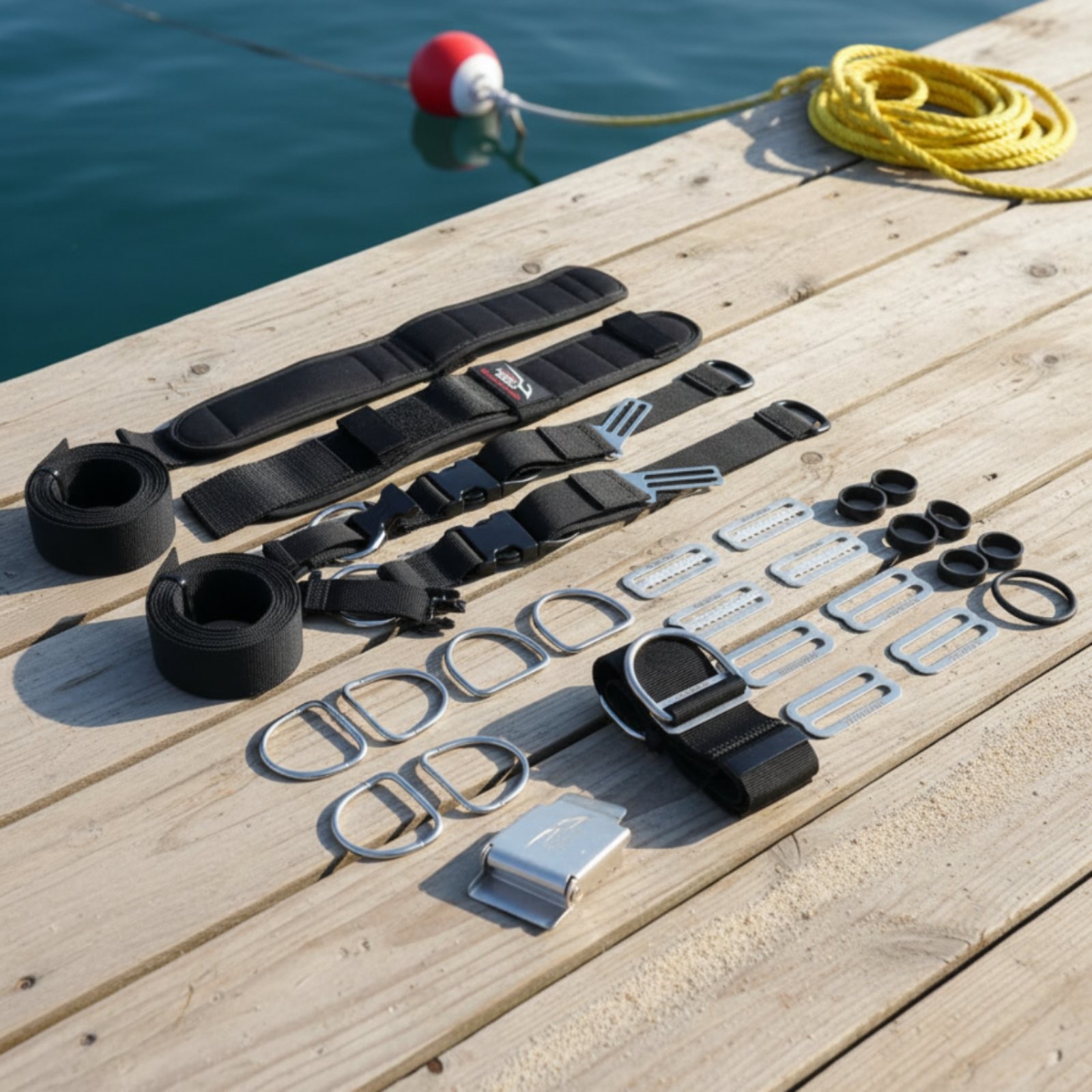 Advanced Diving Harness Nylon Strapping Rear Mount Diving Harness for