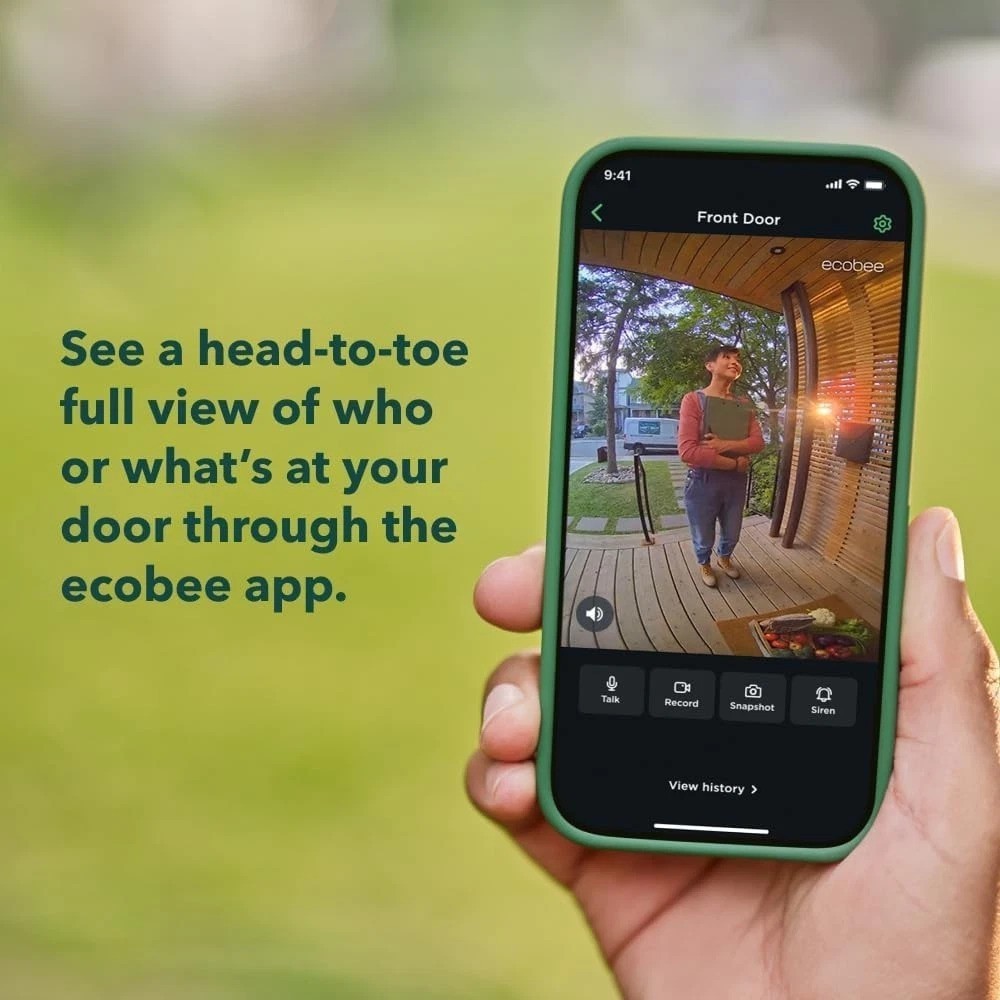 Radar Tracking Smart Video Doorbell, Outdoor Security
