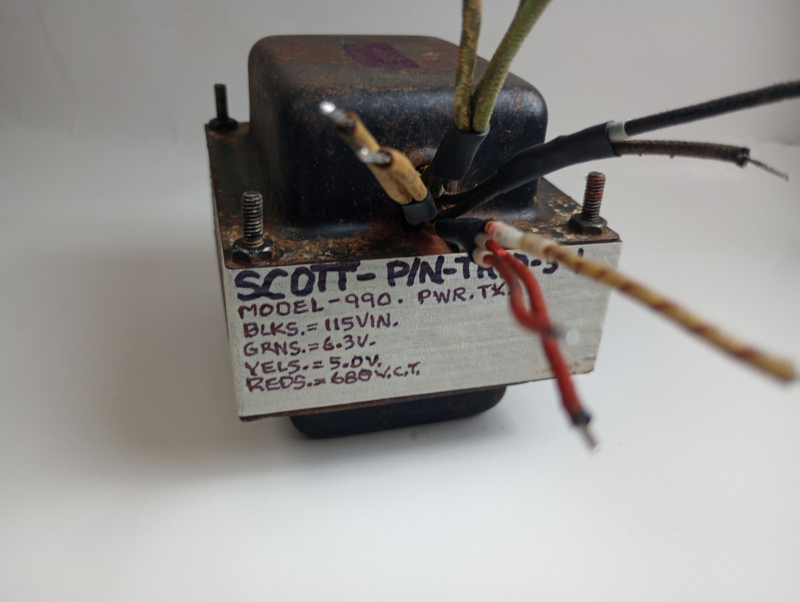 1 Scott TR-10-3 Power Transformer -Tests Good -3 Available