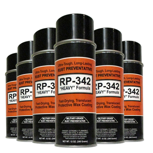 9-Cans - COSMOLINE MILITARY-GRADE "Heavy" Spray Rust Preventive RP-342
