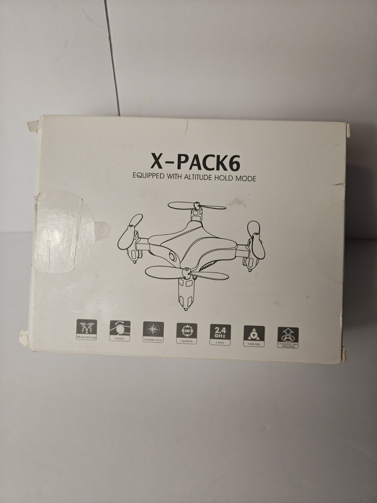 Attop X-PACK6 Foldable Quadcopter Drone Altitude Hold Headless Mode 2.4GHz