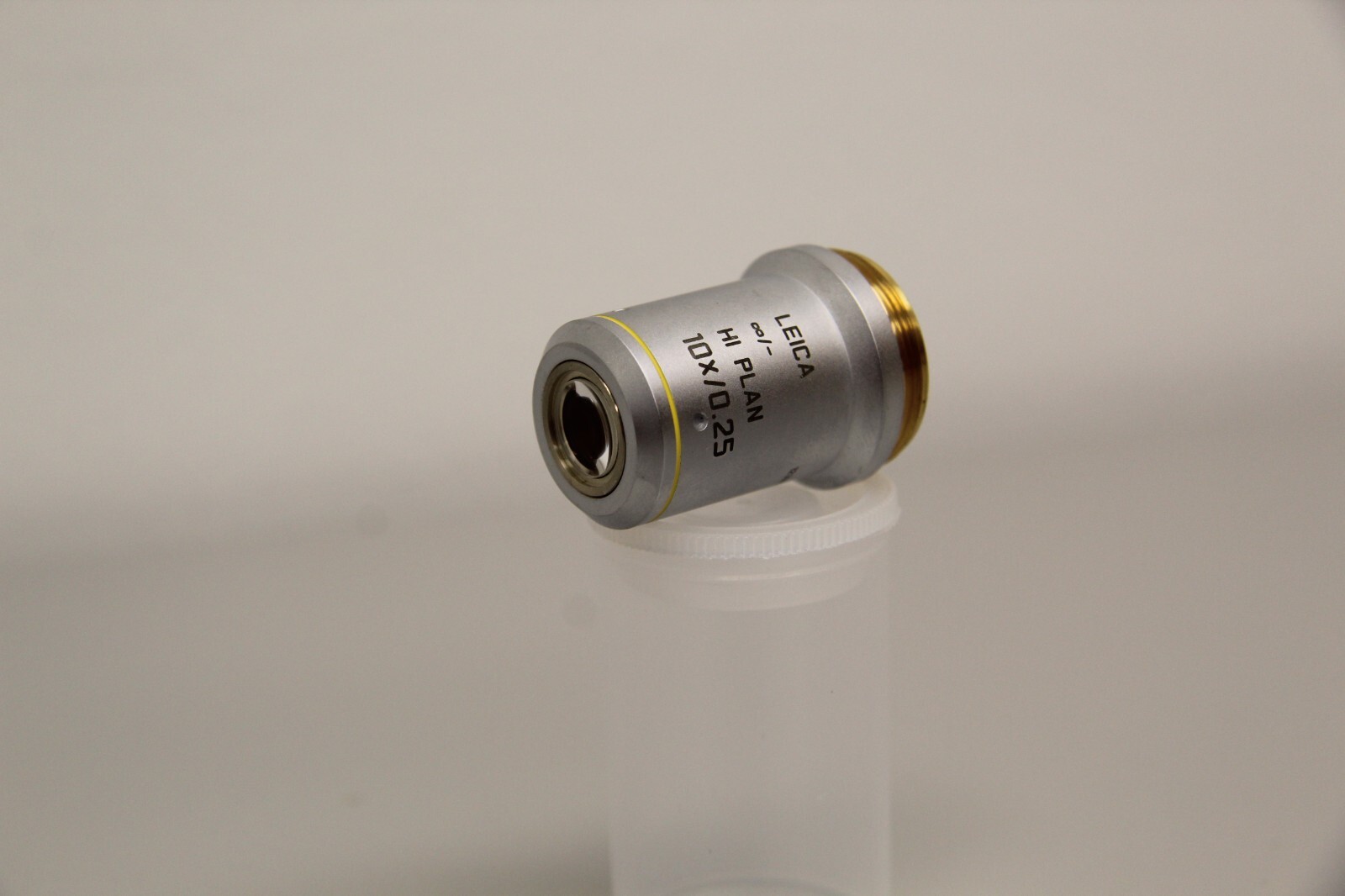 Leica HI Plan 10x/0.25 Microscope Objective Lens 506228 Excellent Condition
