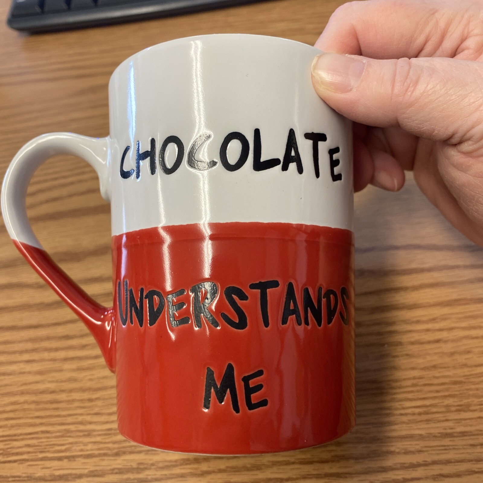 Chocolate Understands Me Large Heavy Mug