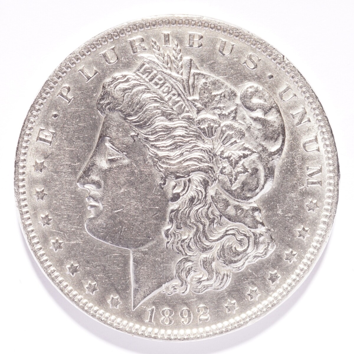 1892 Morgan Silver Dollar AU