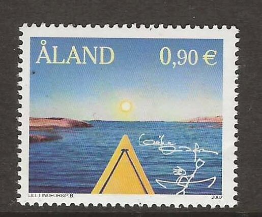 Aland Finland 2002 Lill Lindfors Åland MNH (f209)