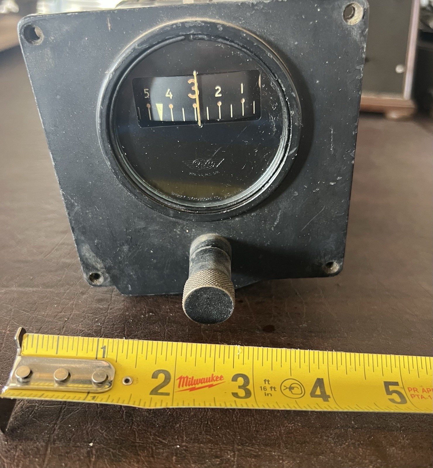 Vintage Sperry Simulated Gyro Aircraft Gauge Part No 12300 - Ground Trainer