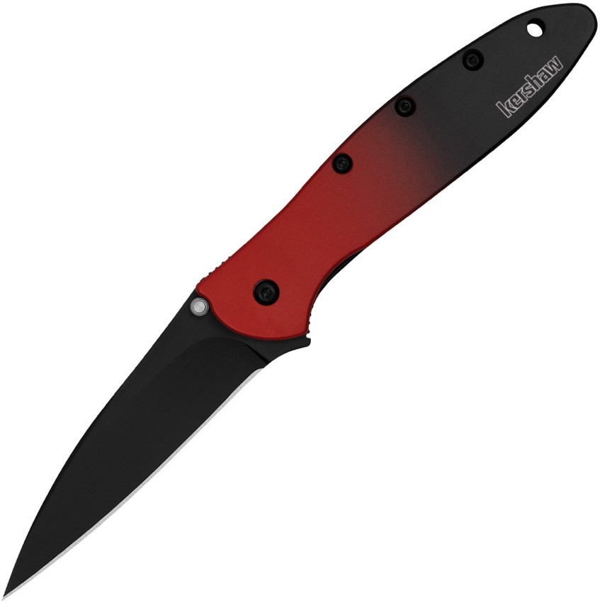 Kershaw Leek Linerlock Red MagnaCut 1660GRDBLK Stainless Steel Aluminum Folding
