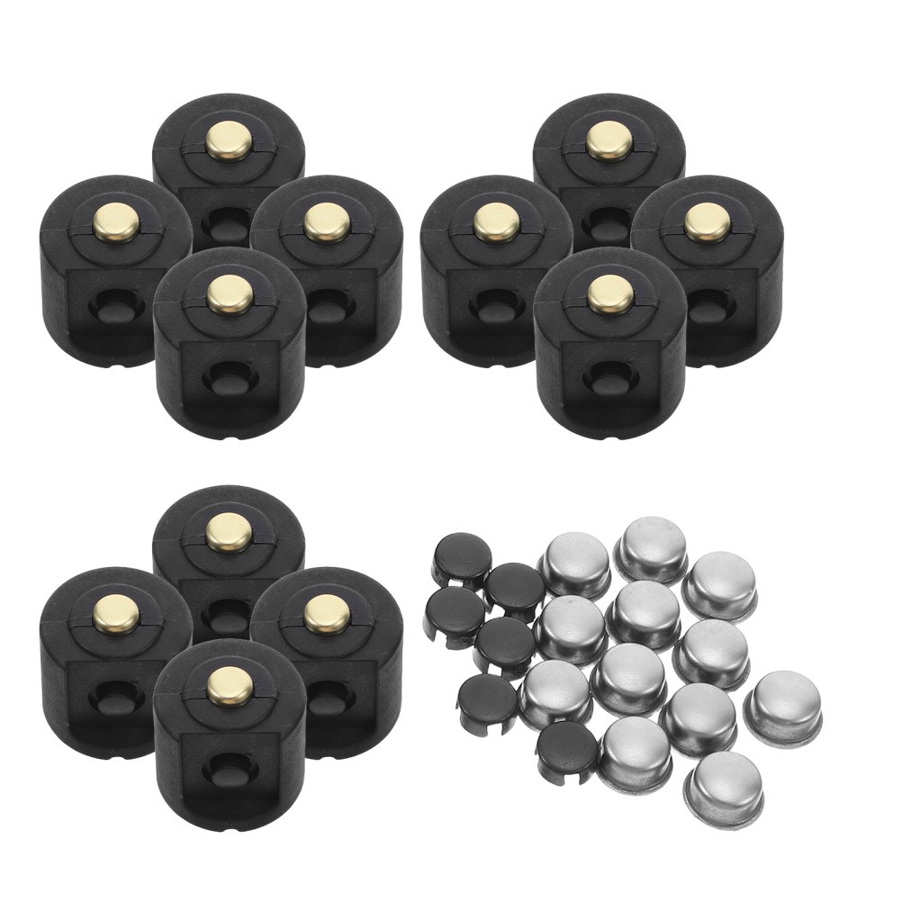 12 Sets Flashlight Soft End Cap Boot Cover for Push Button Switch