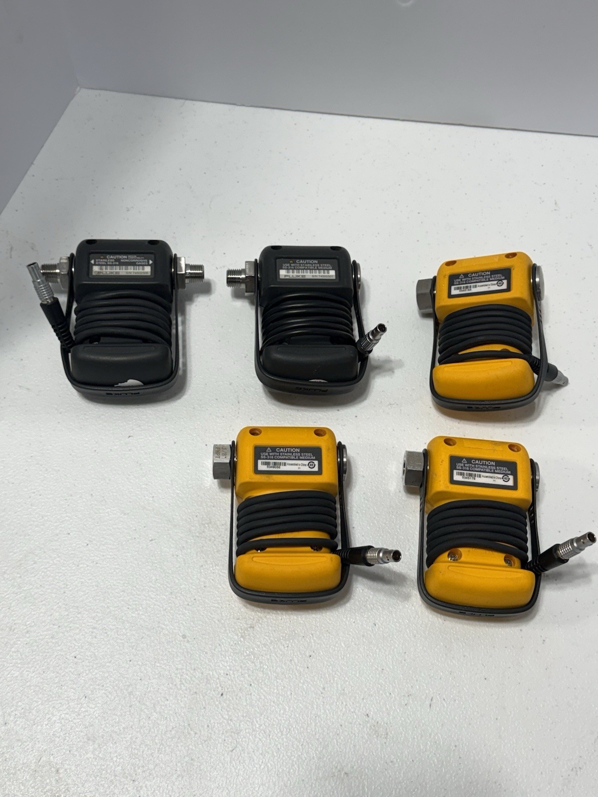 Lot of 5 Fluke Pressure Modules – 700P23, 700P05, 750PA5, 750P06, 750P27.