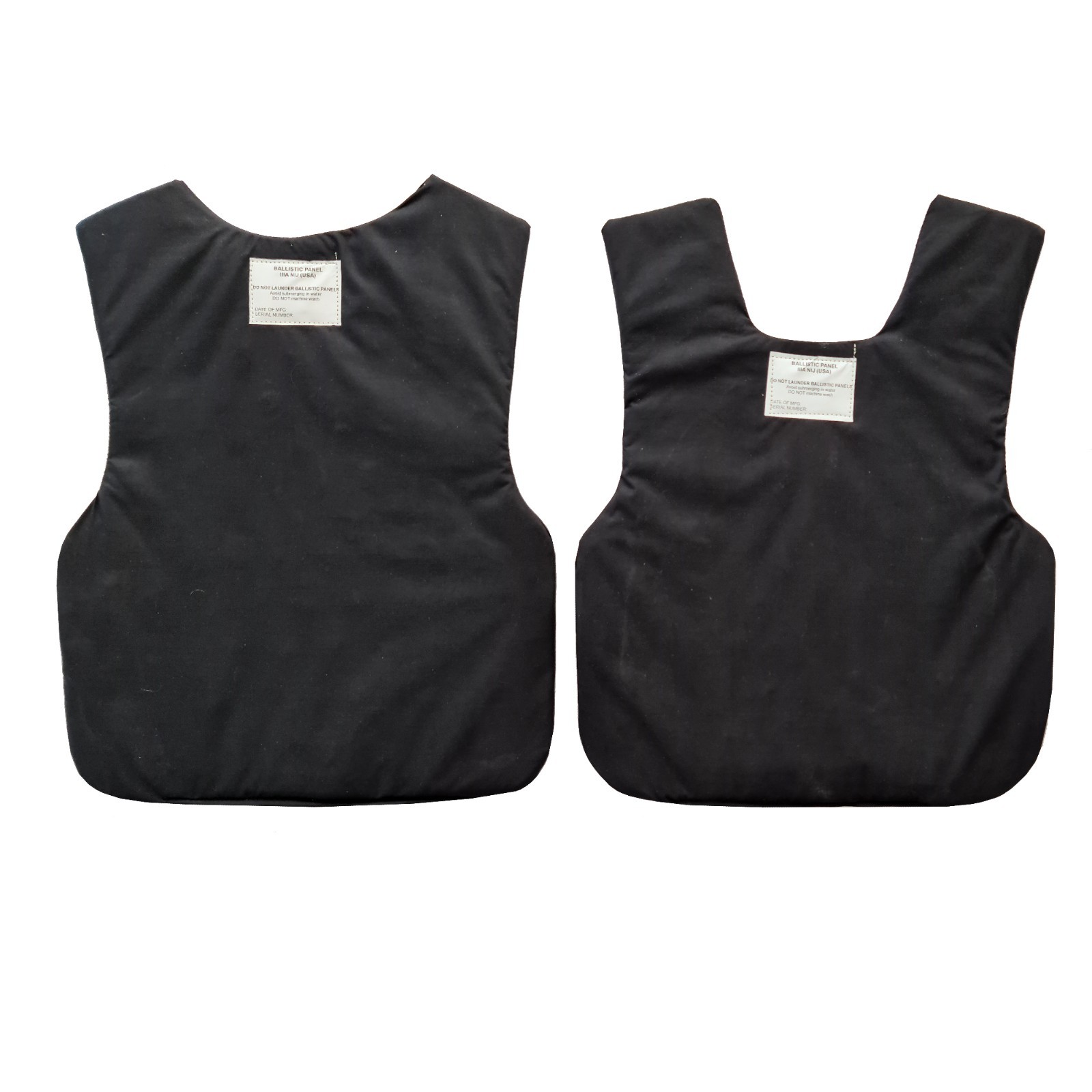Core Aramid IIIA Soft Insert Panels Tactical Vest Shark Set Front & Rear Size S