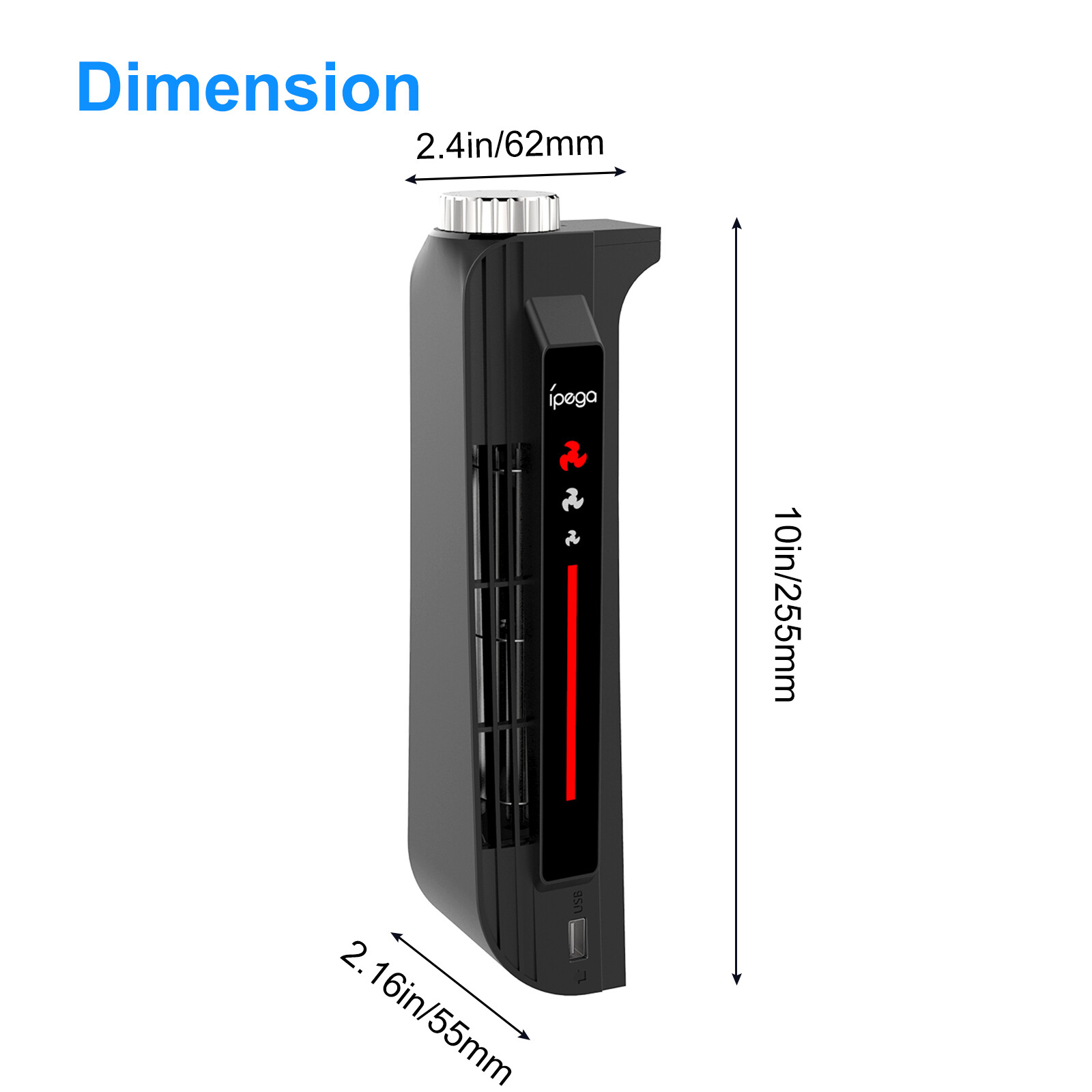 Upgraded Adjustable Cooling Fan Accessories for PS5 PlayStation 5 Console Cooler