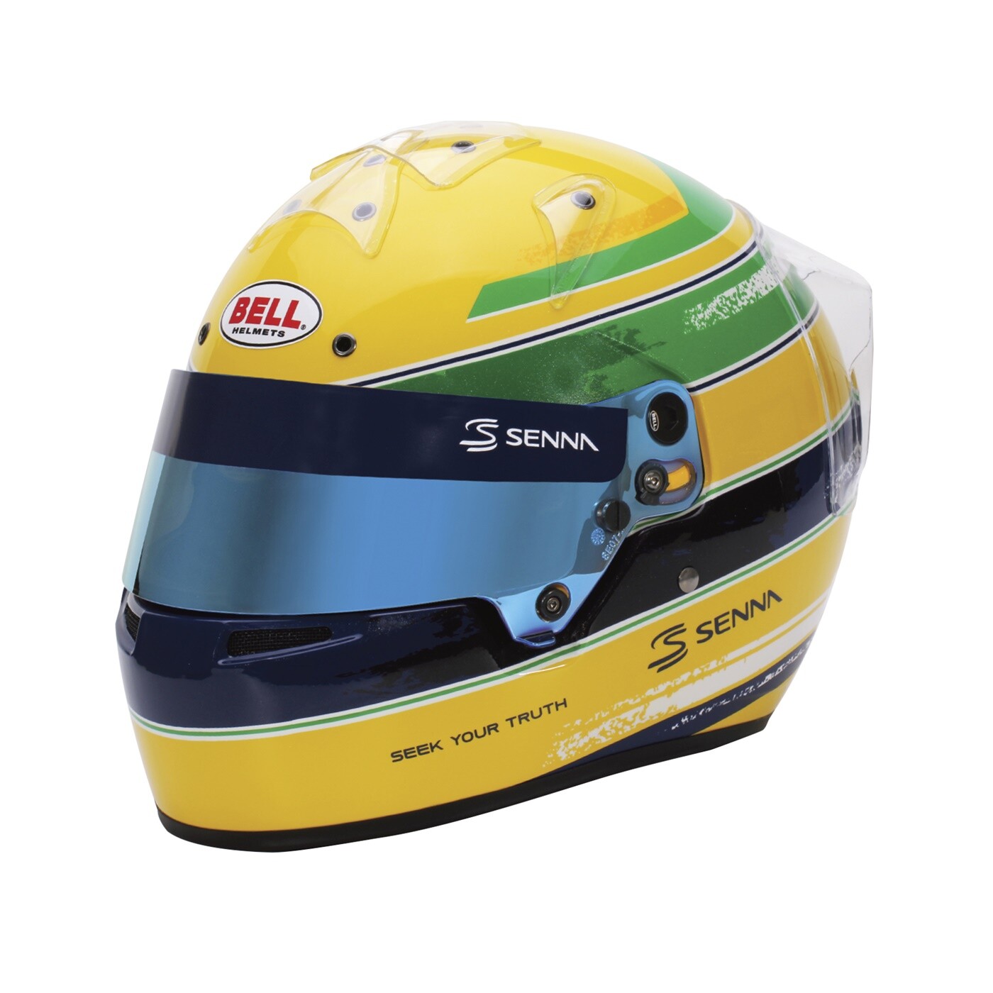 Bell KC7-CMR Ayrton Senna Full Face Helmet Kart SNELL CMR2016 54 55 56 57 58 59