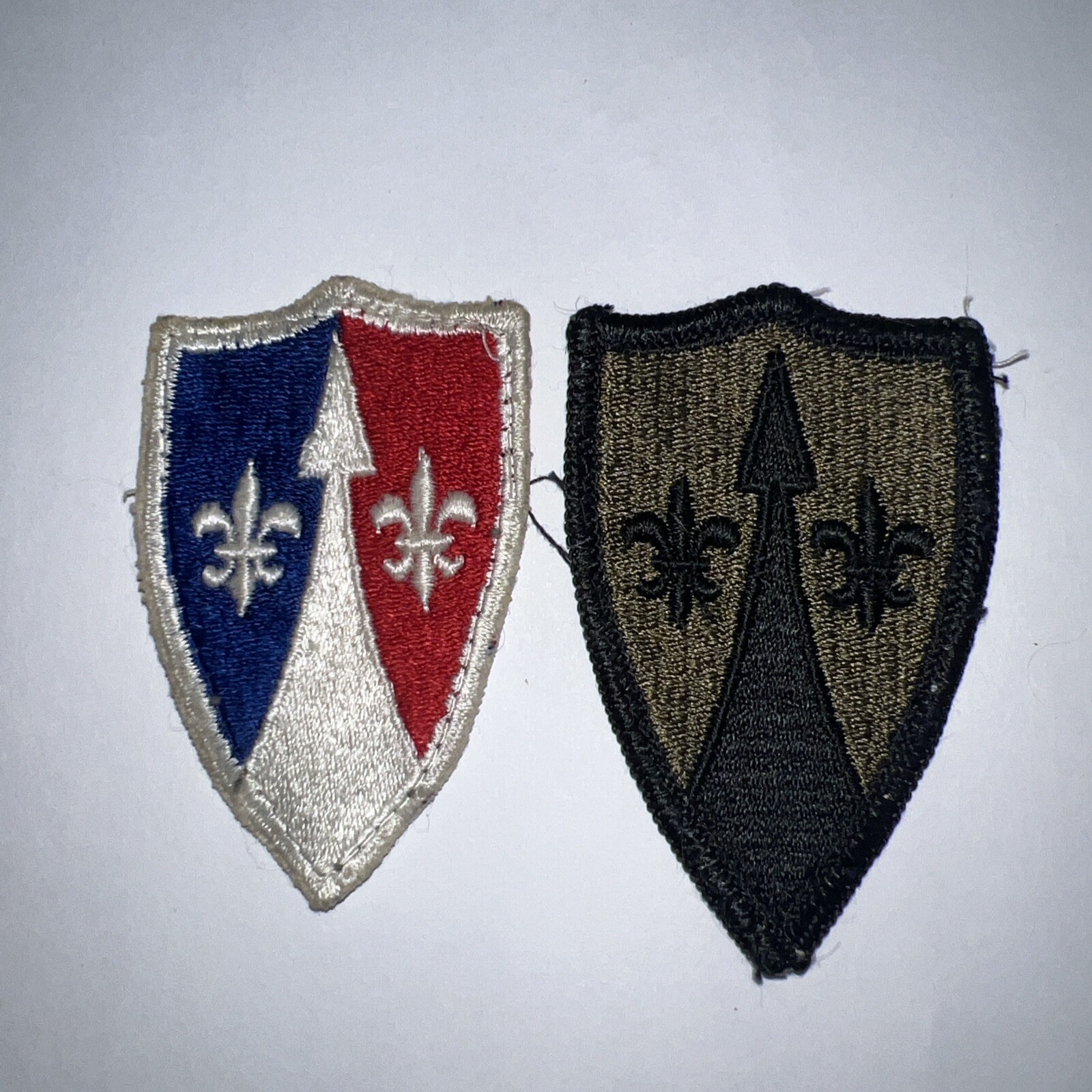 US Army 1950's-70's Theatre Area Support Command patch Color/subdued Set