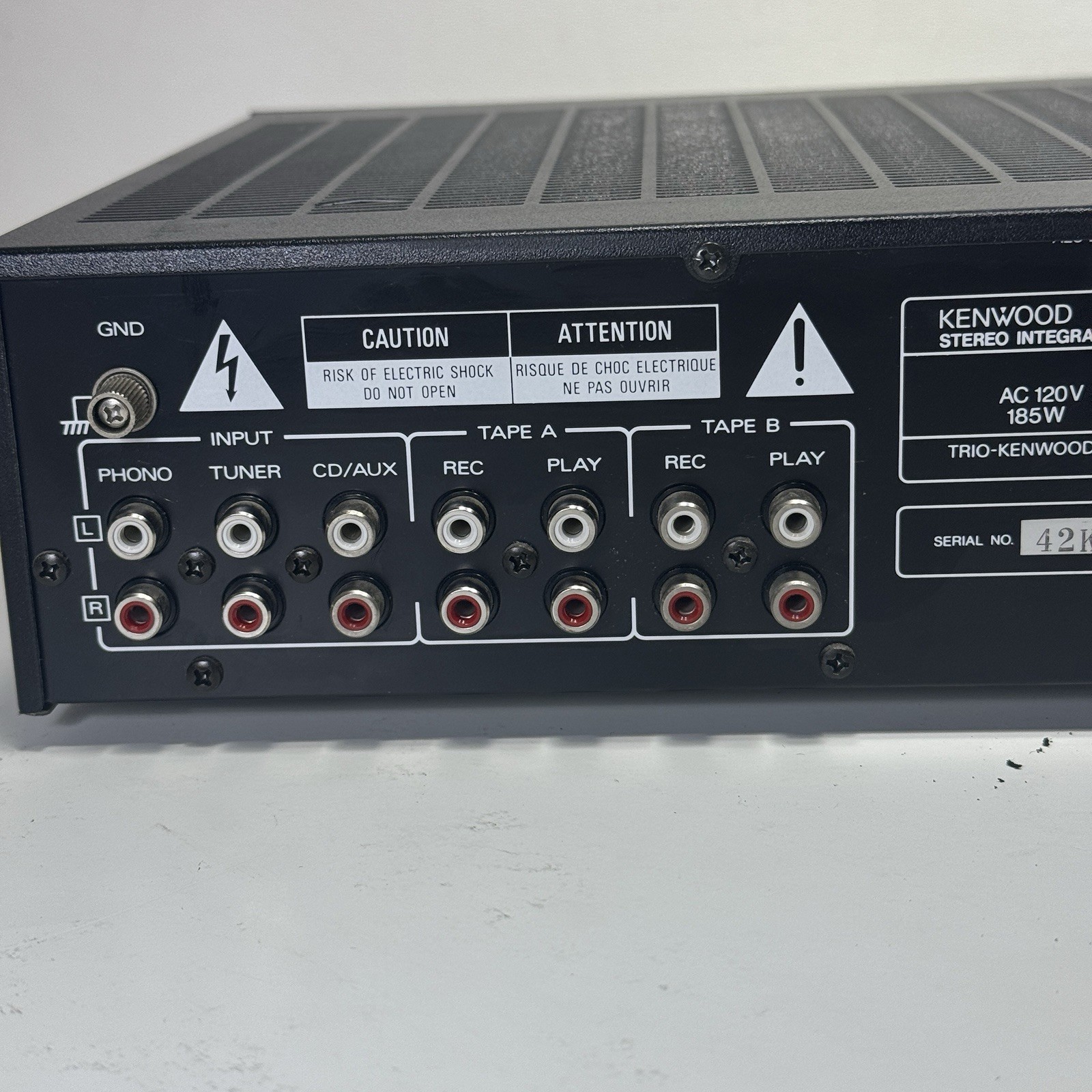 Kenwood KA-52B Integrated Stereo Amp Amplifier W/ Parametric Control - Tested