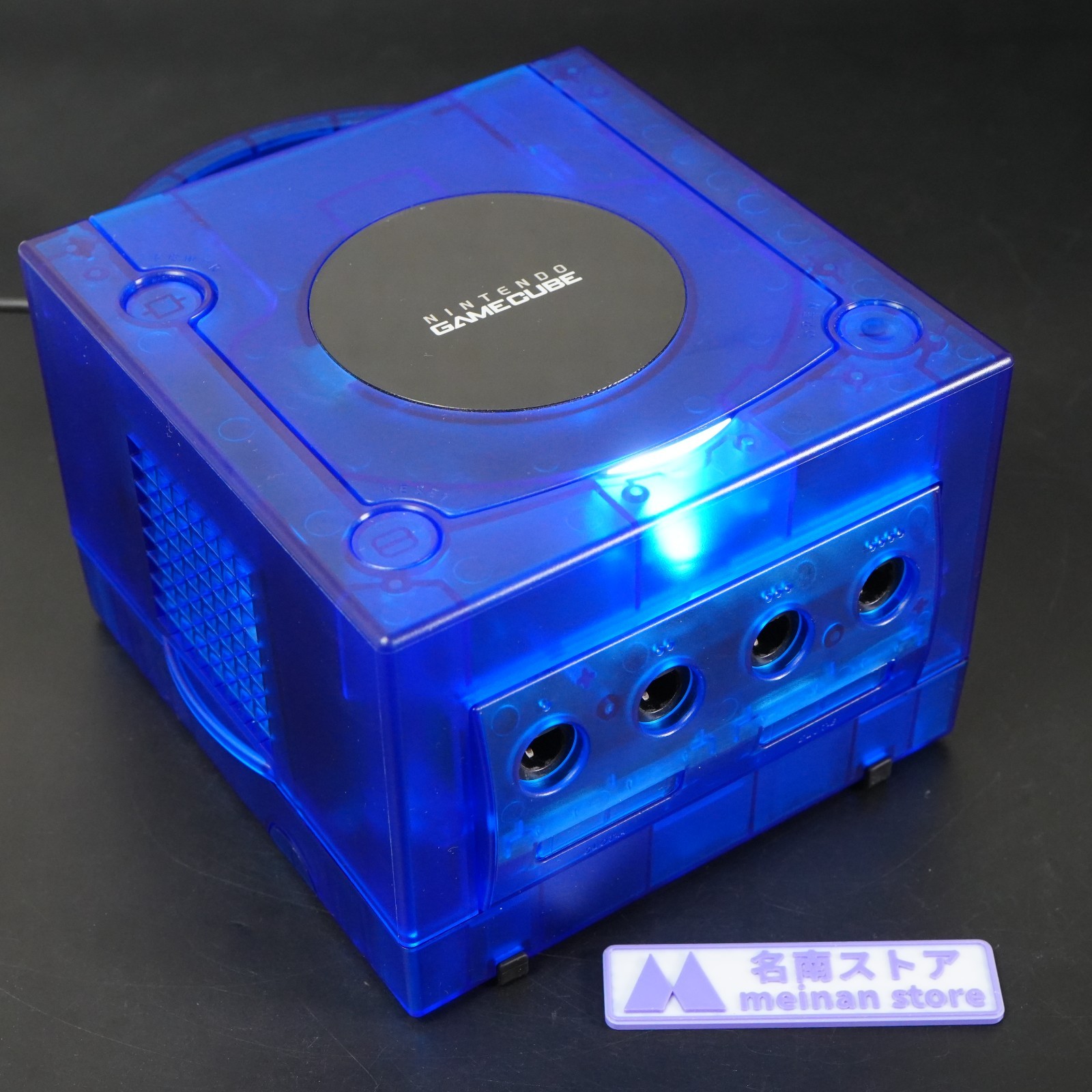 Nintendo GameCube Replacement Clear Blue Shell Console NTSC U-C/J Region Switch