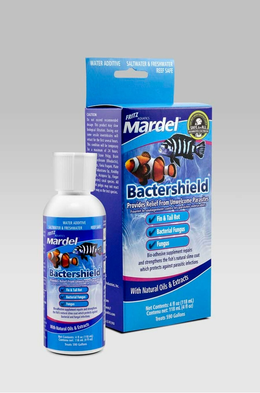 Fritz Aquatics Mardel Bactershield Herbal Treatment 4 fl oz