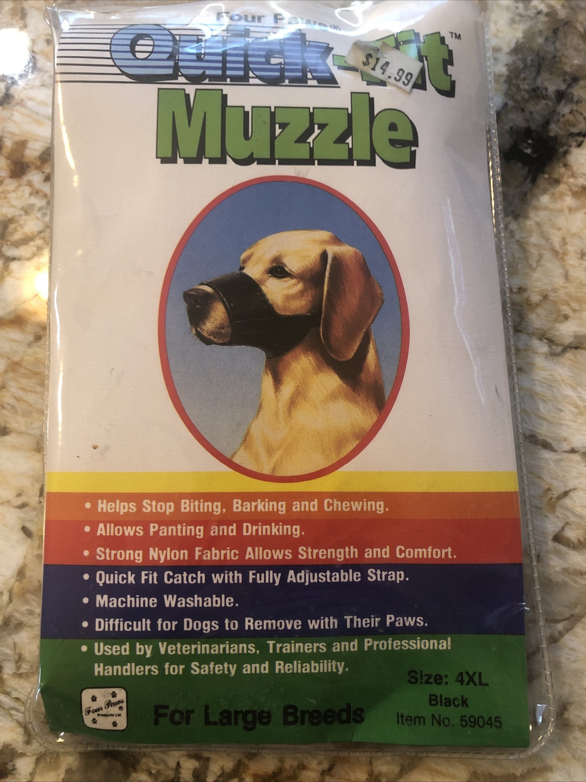 Dog Muzzle Quick Fit XL DOGS Large Breeds
