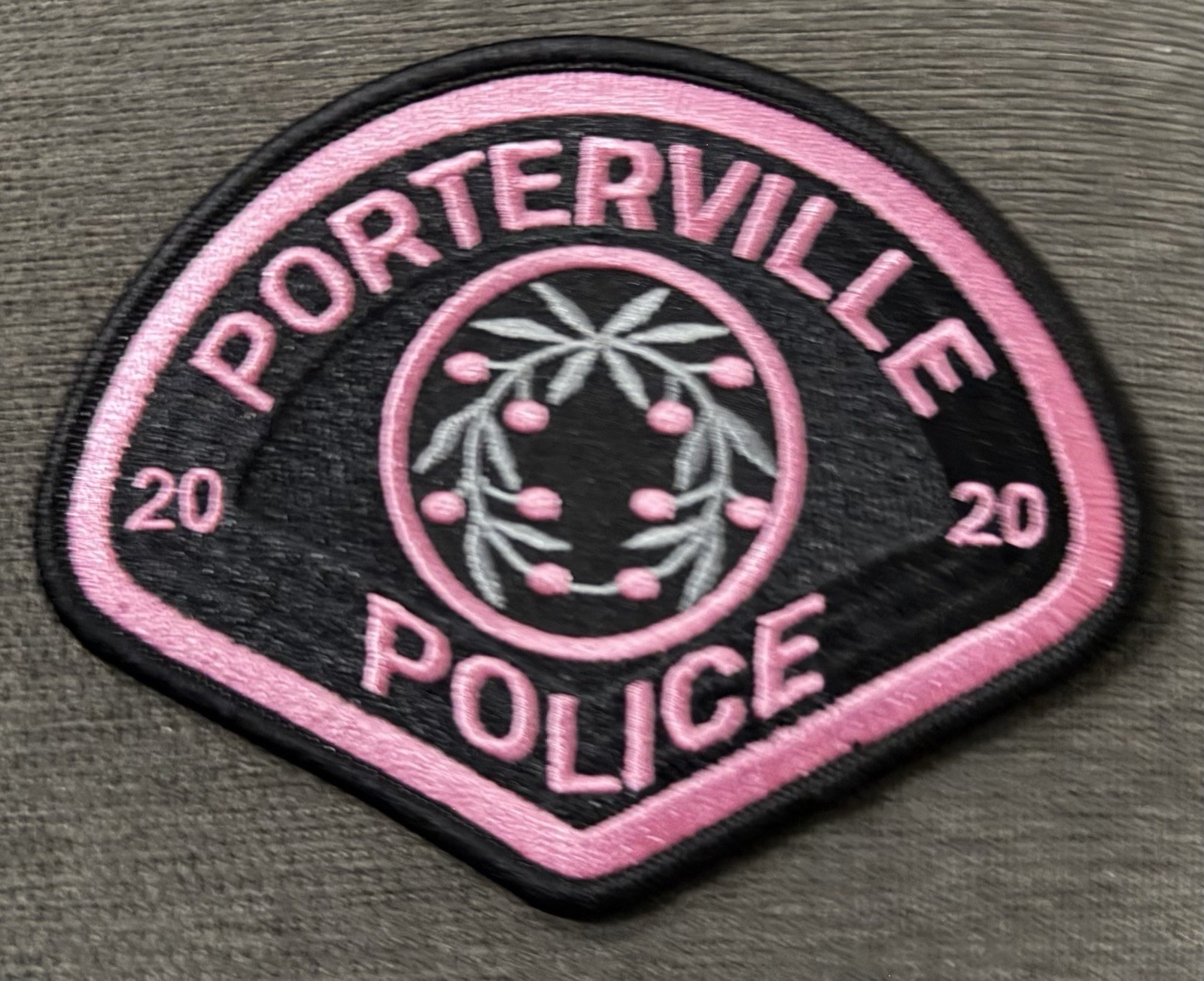California Pink (Cancer Awareness) 2020 Porterville Police Department.