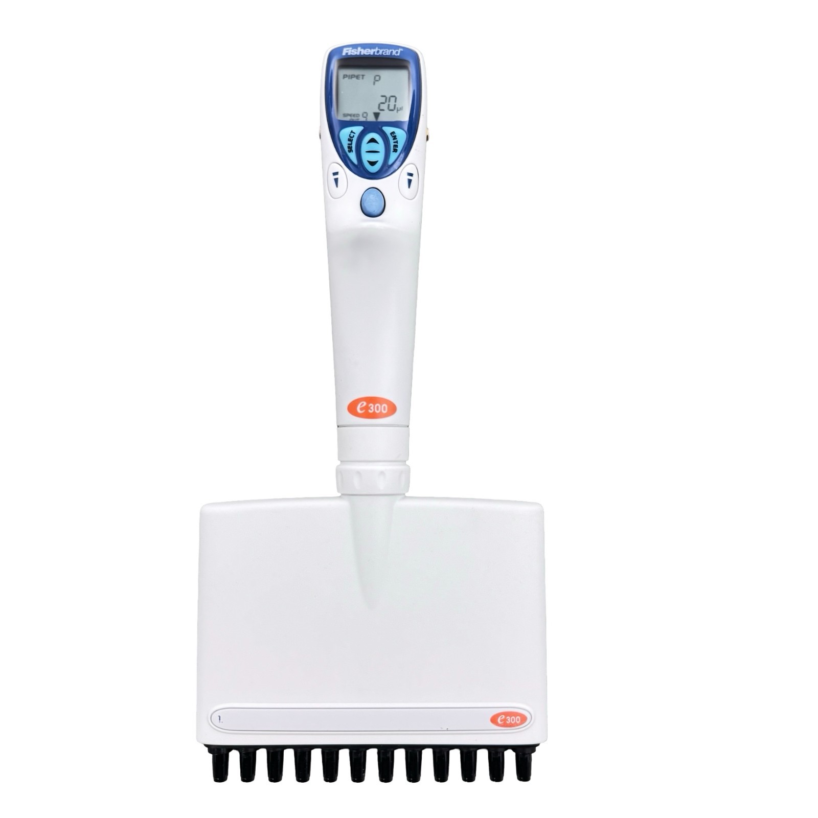 Fisherbrand Electronic 12 Channel Pipette 10-300µL Digital Lab Pipette