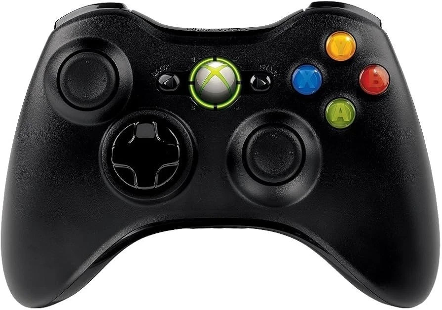 Microsoft Xbox 360 Black OEM Controller- Excellent